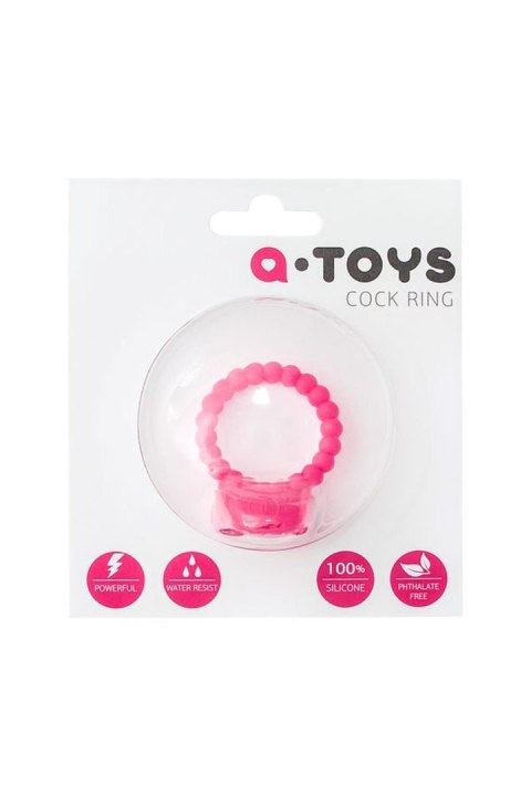 A-TOYS, Penis VibroRing, Silicone, Pink, O3.5 cm TOYFA - Boys of Toys Sp. z o.o. (dystrybutor)