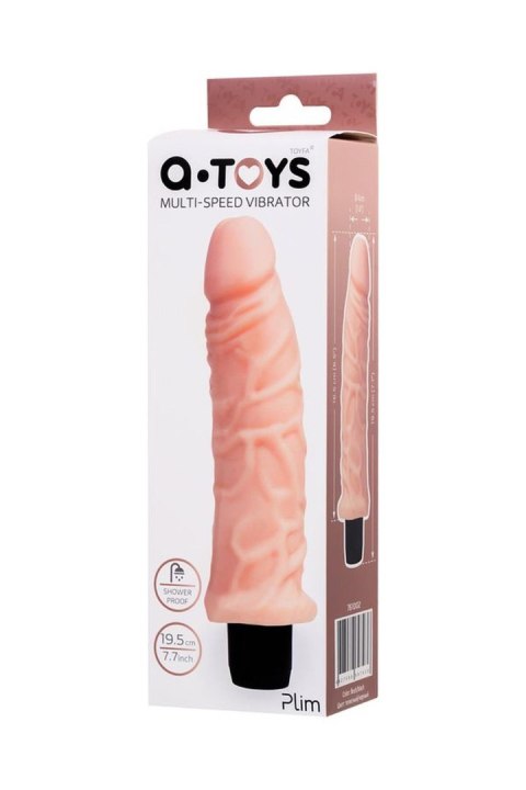A-TOYS, Realistic Multi-Speed vibrator,, TPE, vibration modes, 16.5 cm TOYFA - Boys of Toys Sp. z o.o. (dystrybutor)