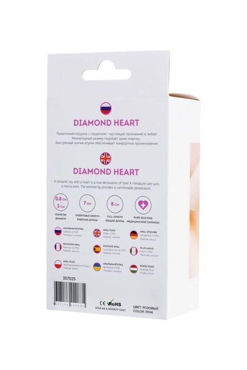 Anal Plug Diamond Heart TOYFA - Boys of Toys Sp. z o.o. (dystrybutor)