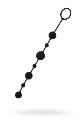 Anal beads Toyfa A-toys Coron, with balls, silicone, black, 35,9 cm TOYFA - Boys of Toys Sp. z o.o. (dystrybutor)