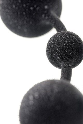 Anal beads Toyfa A-toys Coron, with balls, silicone, black, 35,9 cm TOYFA - Boys of Toys Sp. z o.o. (dystrybutor)