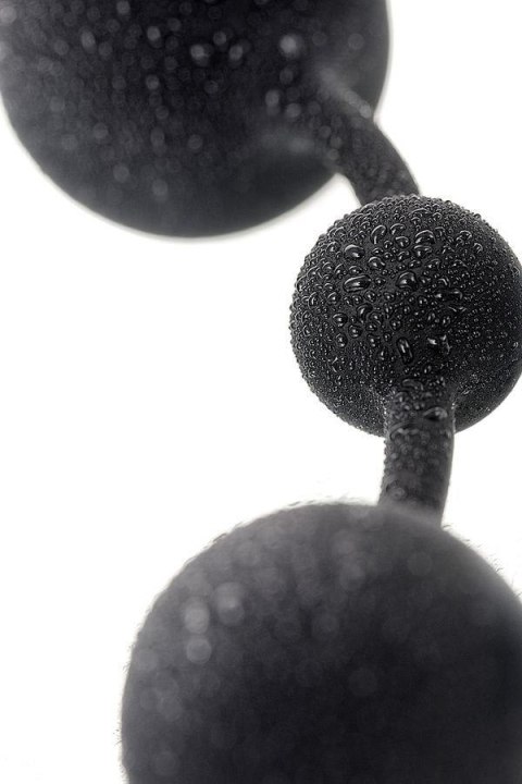 Anal beads Toyfa A-toys Coron, with balls, silicone, black, 35,9 cm TOYFA - Boys of Toys Sp. z o.o. (dystrybutor)