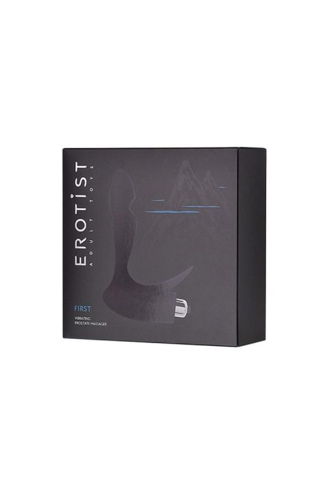 EROTIST First prostate stimulator, silicone, black, 14.4 cm TOYFA - Boys of Toys Sp. z o.o. (dystrybutor)