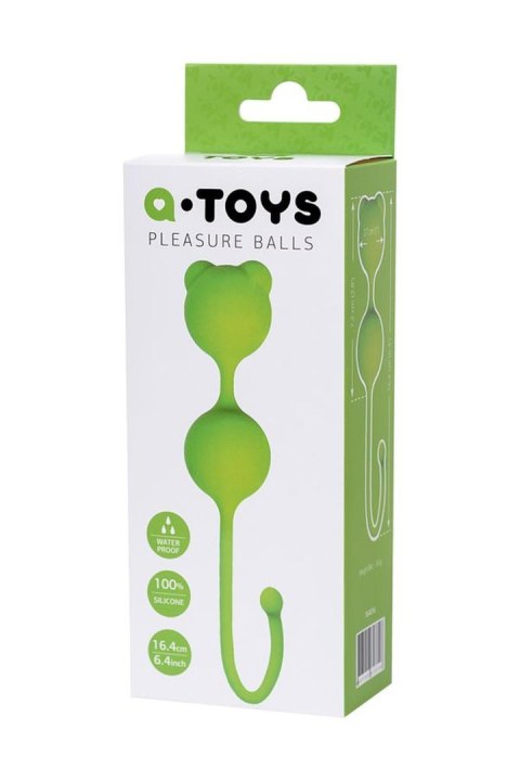 Pleasure balls A-Toys Green TOYFA - Boys of Toys Sp. z o.o. (dystrybutor)