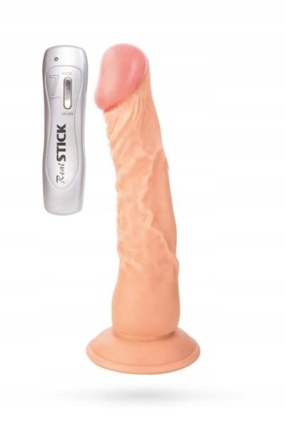 RealStick TOYFA Nude realistic Vibrator, 7 vibration modes, 22.5 cm TOYFA - Boys of Toys Sp. z o.o. (dystrybutor)