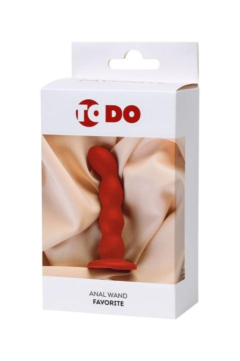 ToDo Favorite Red Anal Wand TOYFA - Boys of Toys Sp. z o.o. (dystrybutor)