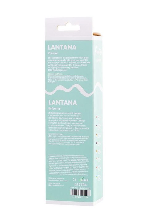Vibrator Flovetta by Toyfa Lantana, silicone, purple, 22 cm TOYFA - Boys of Toys Sp. z o.o. (dystrybutor)