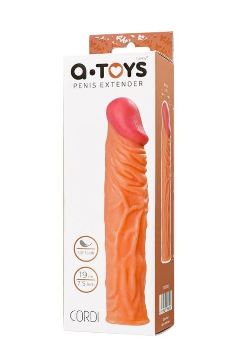 A-TOYS Penis Sleeve, Softskin Flesh 863005 TOYFA - Boys of Toys Sp. z o.o. (dystrybutor)