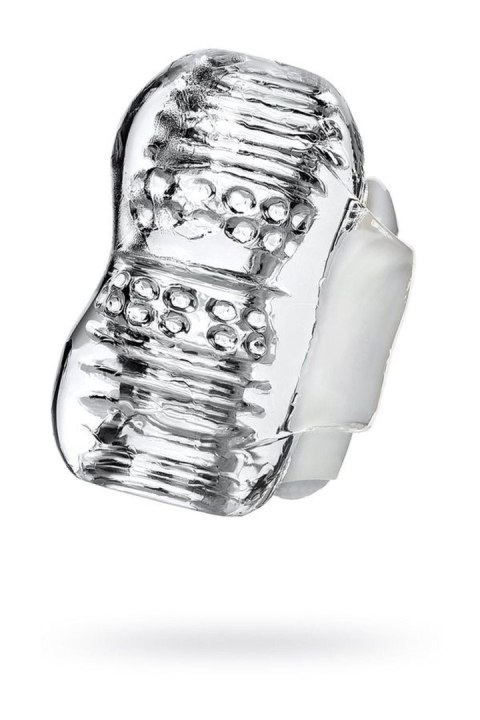 Lingam Khani, Vibrating Masturbator, TPE, Transparent, 9 cm TOYFA - Boys of Toys Sp. z o.o. (dystrybutor)