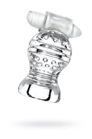 Lingam Shakti, Vibrating Masturbator, TPE, Transparent, 9 cm TOYFA - Boys of Toys Sp. z o.o. (dystrybutor)