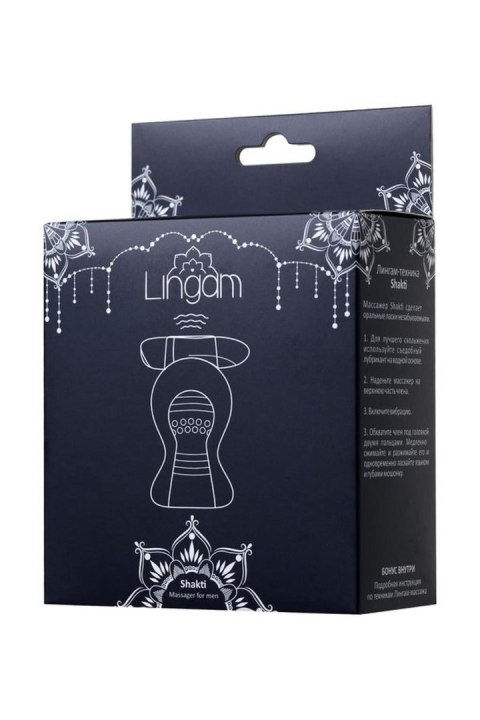 Lingam Shakti, Vibrating Masturbator, TPE, Transparent, 9 cm TOYFA - Boys of Toys Sp. z o.o. (dystrybutor)