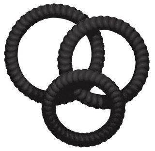 Lust 3 Cock Rings black ORION