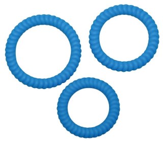 Lust 3 Cock Rings blue ORION