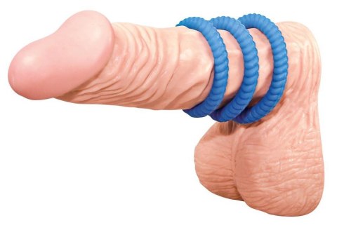 Lust 3 Cock Rings blue ORION