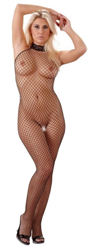 Net catsuit black M/L ORION