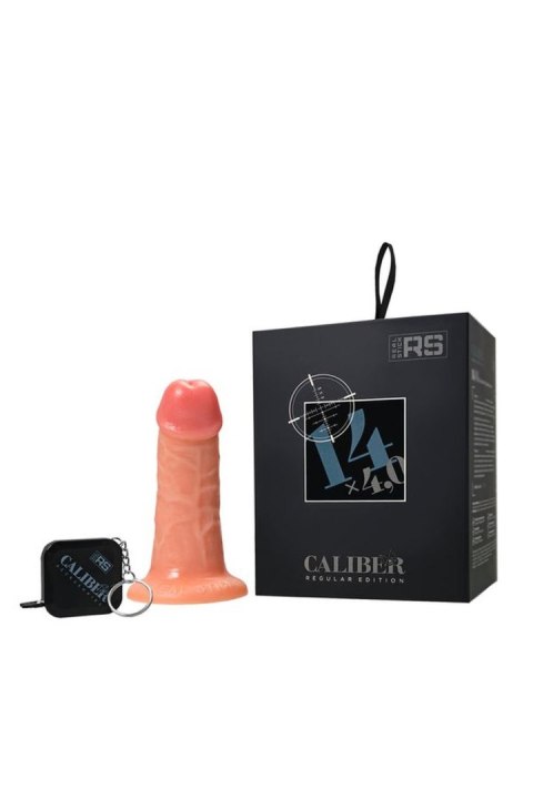 Realistic dildo Caliber 14/4 , PVC, flesh, length 14cm, diameter 4cm TOYFA - Boys of Toys Sp. z o.o. (dystrybutor)