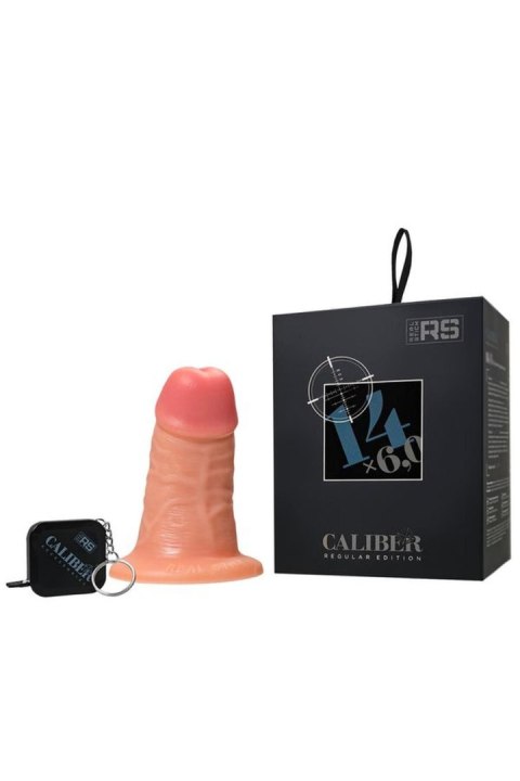 Realistic dildo Caliber 14/6 , PVC, flesh, length 14cm, diameter 6cm TOYFA - Boys of Toys Sp. z o.o. (dystrybutor)