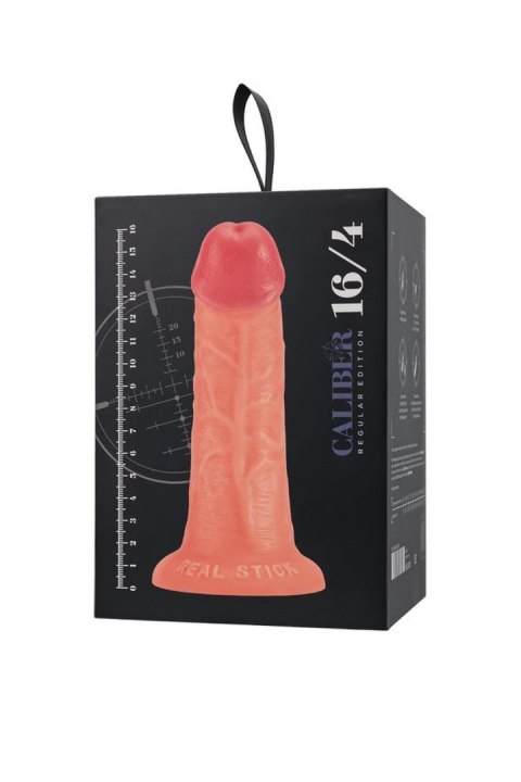 Realistic dildo Caliber 16/4 , PVC, flesh, length 16cm, diameter 4cm TOYFA - Boys of Toys Sp. z o.o. (dystrybutor)