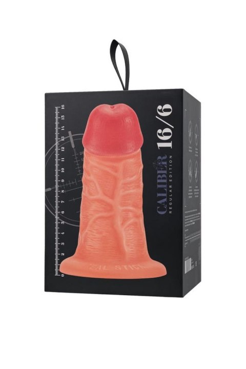 Realistic dildo Caliber 16/6 , PVC, flesh, length 16cm, diameter 6cm TOYFA - Boys of Toys Sp. z o.o. (dystrybutor)