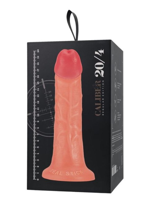 Realistic dildo Caliber 20/4 , PVC, flesh, length 20cm, diameter 4cm TOYFA - Boys of Toys Sp. z o.o. (dystrybutor)