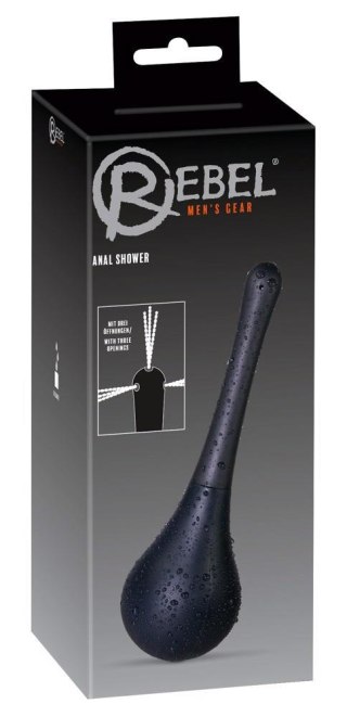 Rebel Anal Shower Black ORION