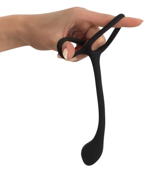 Black Velvets Cock + Ball ring ORION