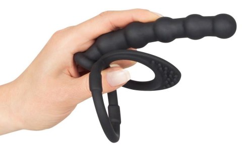 Black Velvets Cock & ball ring ORION