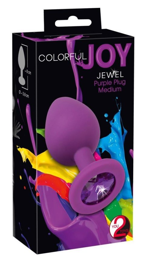Colorful Joy Jewel Purple Plug ORION