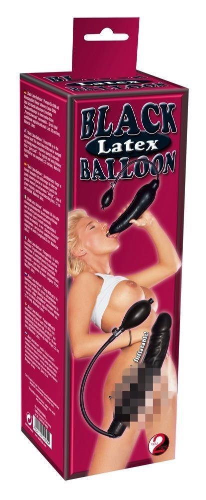 Inflatable latex dildo ORION