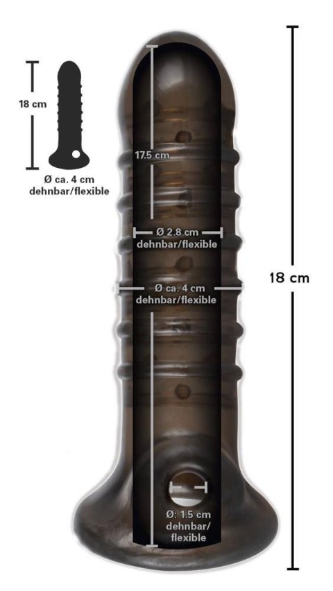 Penis Sleeve smoke-coloured ORION