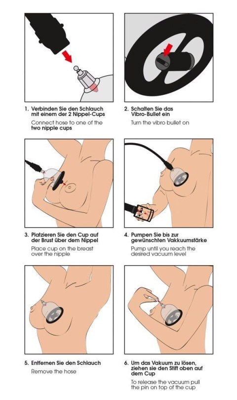 Bad Kitty Vibrating Nipple Cup ORION