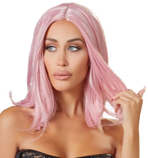 Wig, bob, pink ORION