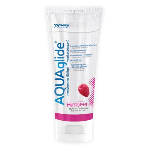 Żel-AQUAglide rasberry. 100ml JOYDIVISION international AG