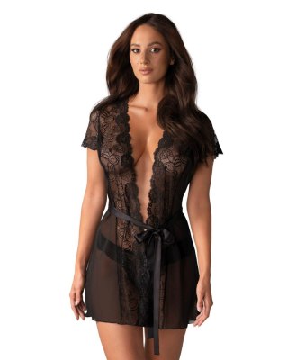 Bielizna-Alluria peniuar i stringi L/XL Obsessive - Amocarat Sp. z o.o.