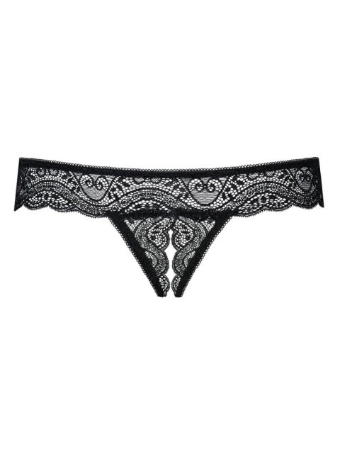 Bielizna- Miamor stringi otwarte czarne XXL Obsessive - Amocarat Sp. z o.o.