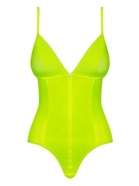 Neonia body żółty L/XL Obsessive - Amocarat Sp. z o.o.