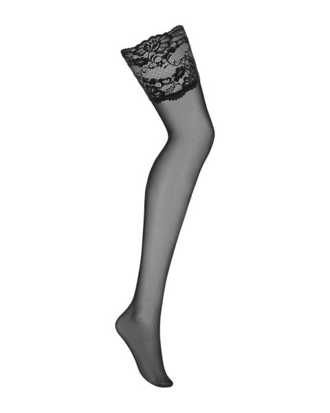 Bielizna-810-STO-1 pończochy czarne S/M Obsessive - Amocarat Sp. z o.o.
