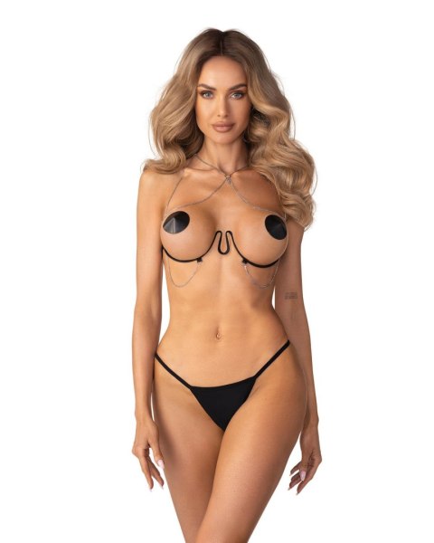 Lustique Black uprząż na biust S/M/L Obsessive - Amocarat Sp. z o.o.