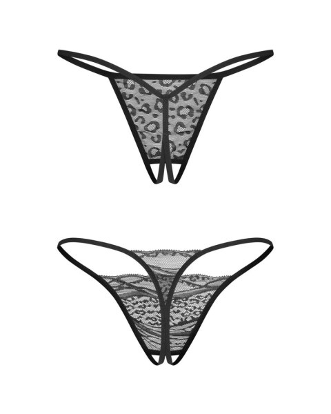 Bianca 2-pak stringi otwarte L/XL Obsessive - Amocarat Sp. z o.o.