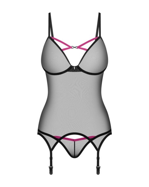 Novenes gorset i stringi XL/2XL Obsessive - Amocarat Sp. z o.o.
