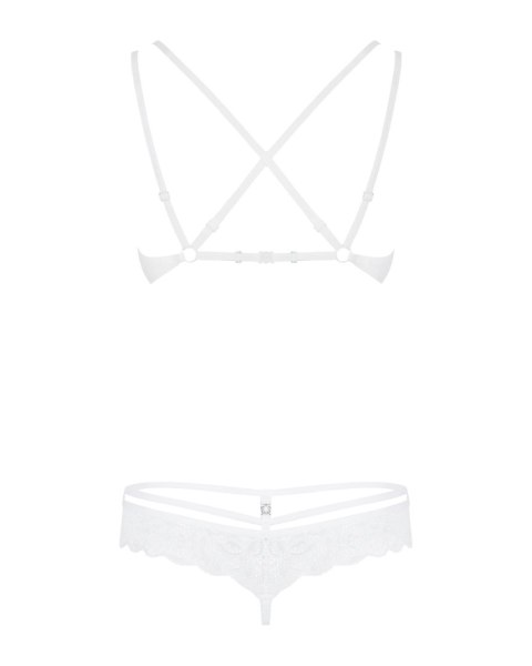 Bielizna-860-SET-2 komplet 2-częściowy biały L/XL Obsessive - Amocarat Sp. z o.o.