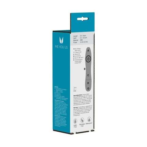 Me You Us Discretion Bullet Wibrator Black ABS - Intimate Distribution (dystrybutor)