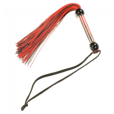 Pejcz- Me You Us Tease And Please Silicone Flogger Black ABS - Intimate Distribution (dystrybutor)
