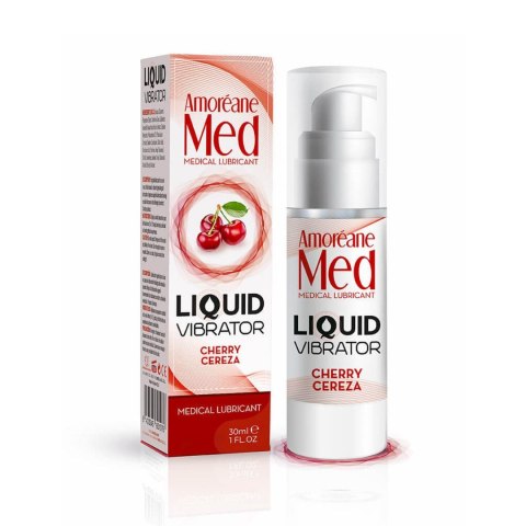 Żel/sprej-Liquid Vibrator Cherry 30ml. CNEX A.I.E.,S.L.