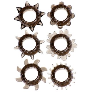 Me You Us Tickler Set Textured Ring Smoke 102pcs ABS - Intimate Distribution (dystrybutor)