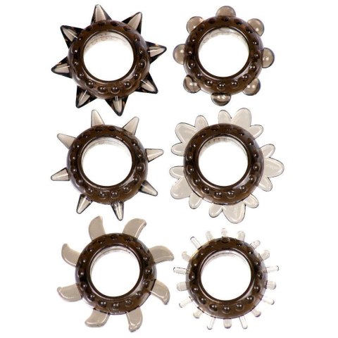 Me You Us Tickler Set Textured Ring Smoke 102pcs ABS - Intimate Distribution (dystrybutor)