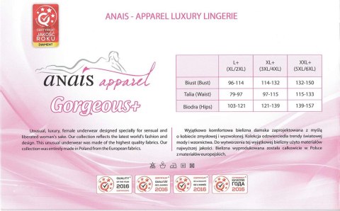 YAMMY black-red chemise L+ ( czarno-czerwona halka ) ANAIS APPAREL LUXURY LINGERIE