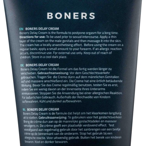 Boners - Delay Cream 100 ml ONE-DC B.V.