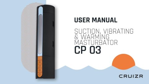 CRUIZR-CP03 Deluxe Vibrating And Sucking Automatic Masturbator With Adapter ONE-DC B.V.