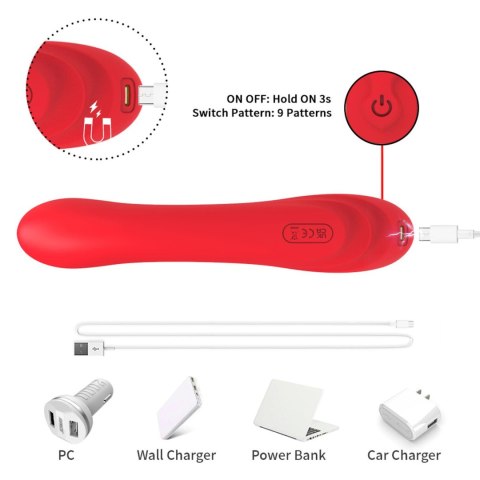 Fishhook Red Dual-point vibration Boys of Toys Sp. z o.o.